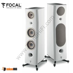 Focal Kanta No3 Kule Hoparlör 'Çift' Parlak Beyaz- Mat Beyaz