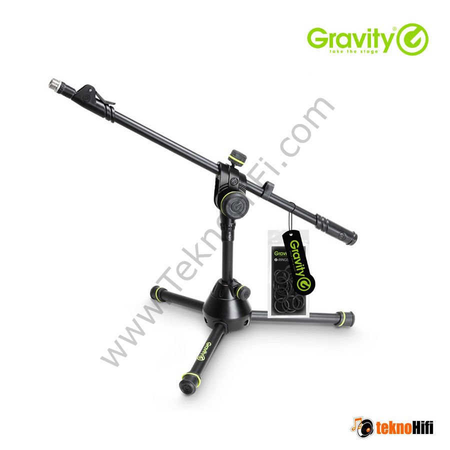 Gravity GMS3122HDB Kısa Mikrofon Standı, Tripodlu