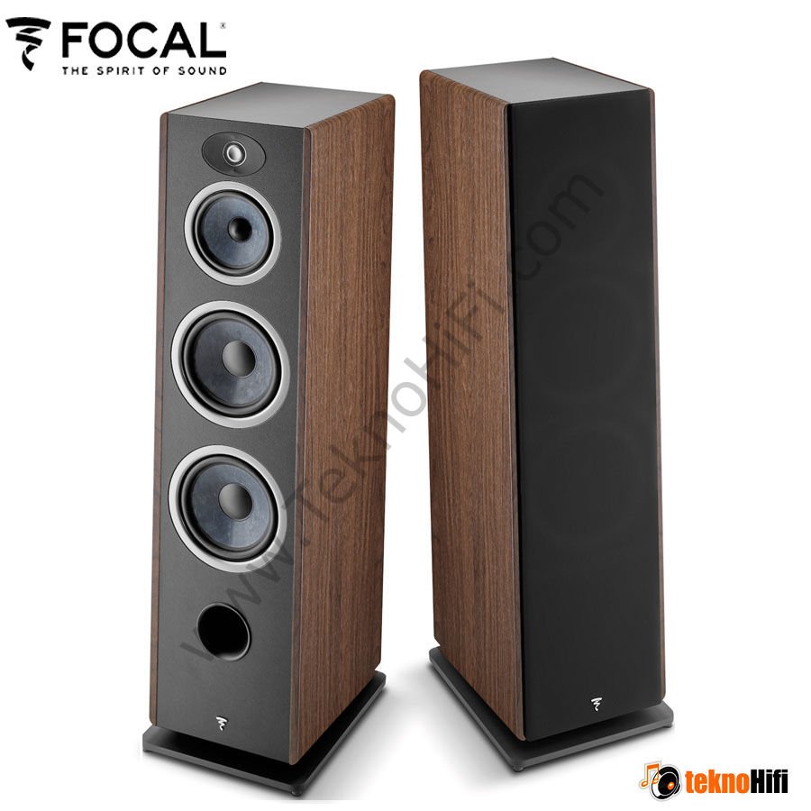 Focal Vestia N4 Kule Hoparlör 'Çift' Koyu Ahşap