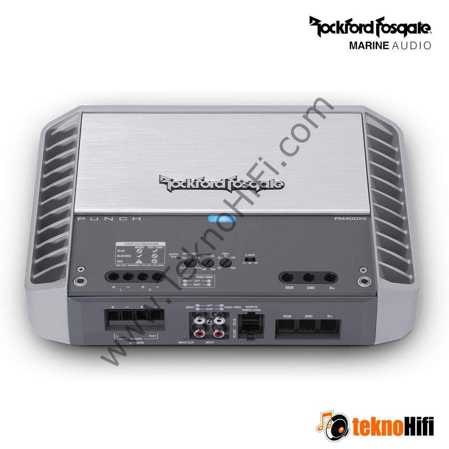 RockFord PM300X2 Marine 300 Watt 2 Kanallı Amplifikatör