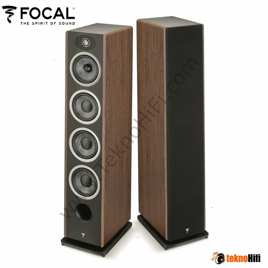 Focal Vestia N3 Kule Hoparlör 'Çift' Koyu Ahşap