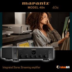 Marantz MODEL 40n Streaming Entegre Amplifikatör Gümüş