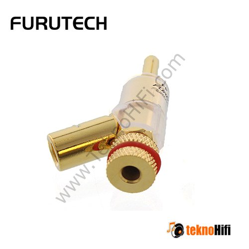 Furutech FP-202 Gold Banana Konnektör ' 1 Adet' Kırmızı