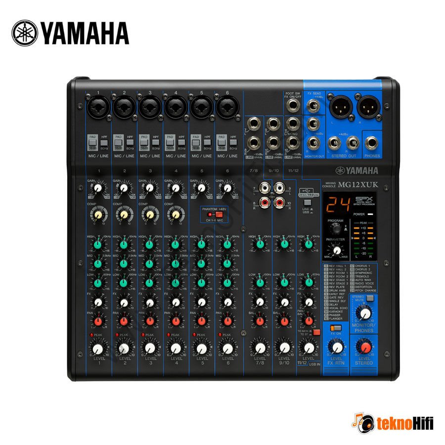 Yamaha MG12XU 12 Kanal Analog Mikser