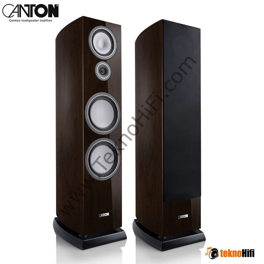 Canton VENTO 90 Kule Hoparlör Walnut Dark High Gloss