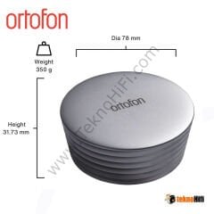 Ortofon Plak Stabilizatörü / Plak Ağırlığı 350 Gr. 'Gri'