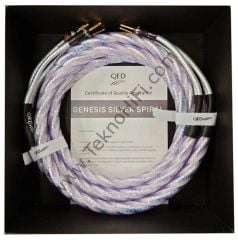 QED QE-1480 GENESIS SILVER SPIRAL Hoparlör kablosu 2 x 2  Metre