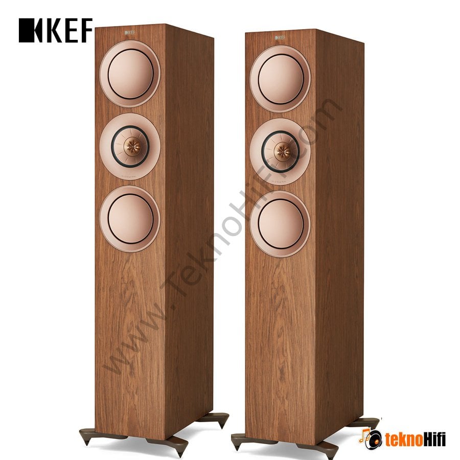 KEF R7 Meta Kule Hoparlör 'Çift' Ceviz