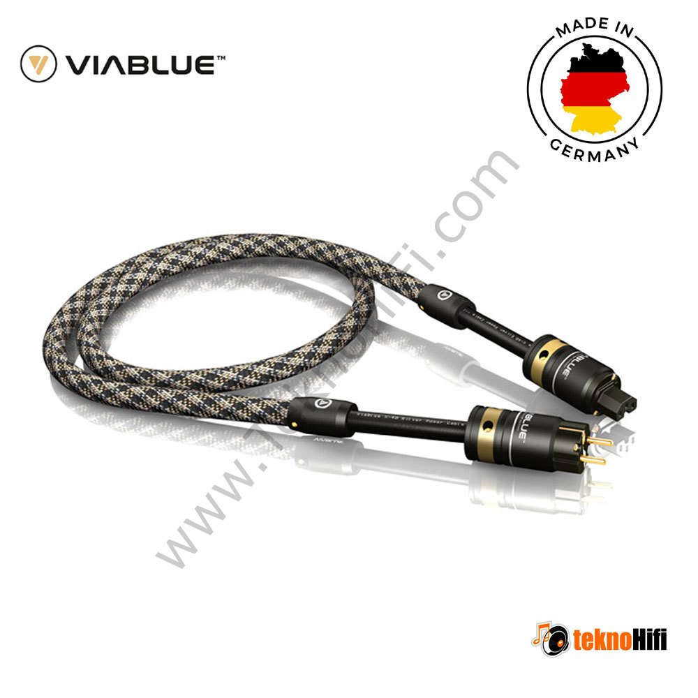VIABLUE X-40 Gümüş Güç Kablosu