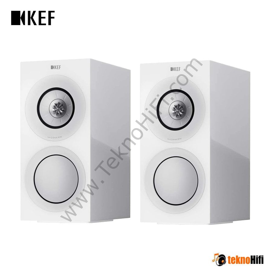 KEF R3 Meta Raf tipi Hoparlör 'Çift' Beyaz