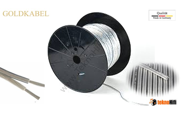 GoldKabel 2x4,00mm Silver - Flex Gümüş Hoparlör Kablosu