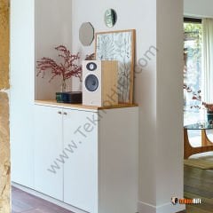 Focal Theva No1 Raf Tipi Hoparlör Koyu Ahşap