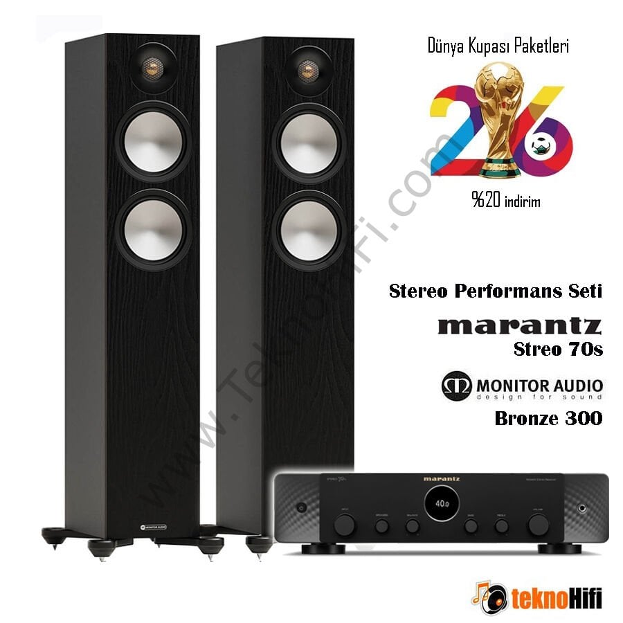 Monitor Audio & Marantz Dünya Kupası Paketi - Stereo performans Seti