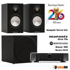 Monitor Audio & Marantz Dünya Kupası Paketi - Kompakt Stereo + Sub Seti