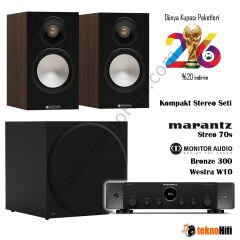 Monitor Audio & Marantz Dünya Kupası Paketi - Kompakt Stereo + Sub Seti