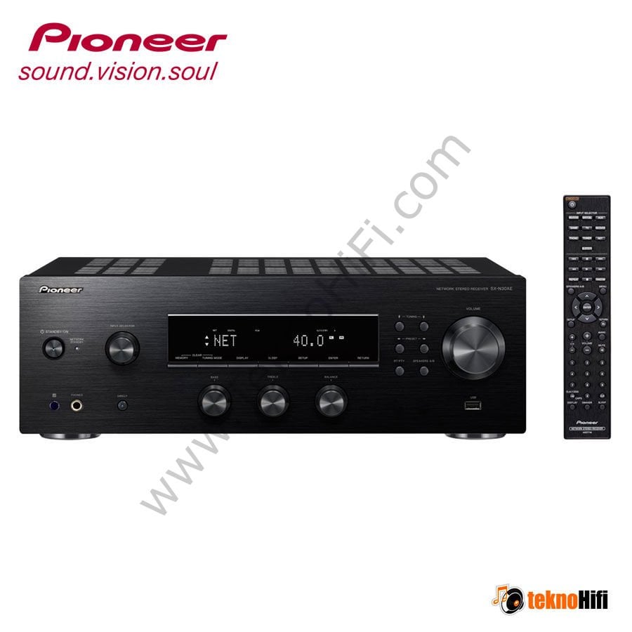 Pioneer SX-N30AE Stereo Network Amplifikatör Siyah