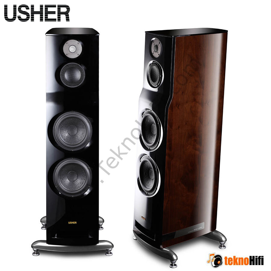 USHER ML-802 Kule Hoparlör 'High Gloss Macassar Ebony'