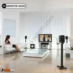 Monitor Audio Apex A10 Raf Tipi Hoparlör 'Adet' Siyah