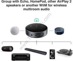 WiiM Mini Yüksek Çözünürlüklü Ses Aktarıcı