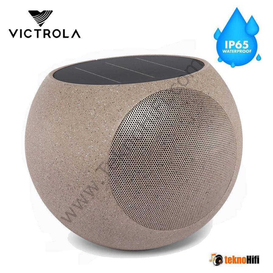 Victrola ZEN Bluetooth'lu Şarj ve Solar'lı Bahçe Hoparlörü