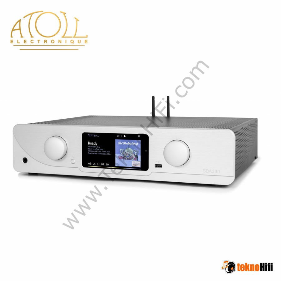 Atoll SDA300 Signature  Streamer / Dac / Entegre Amplifikatör Gümüş