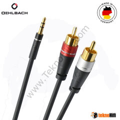 Oehlbach  3.5 mm Jak / RCA Stereo ses kablosu ' 2 Metre'