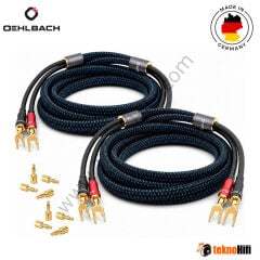 Oehlbach Transform 2x6 mm Değiştirilebilir Uçlu Hoparlör Kablosu '2 Metre'