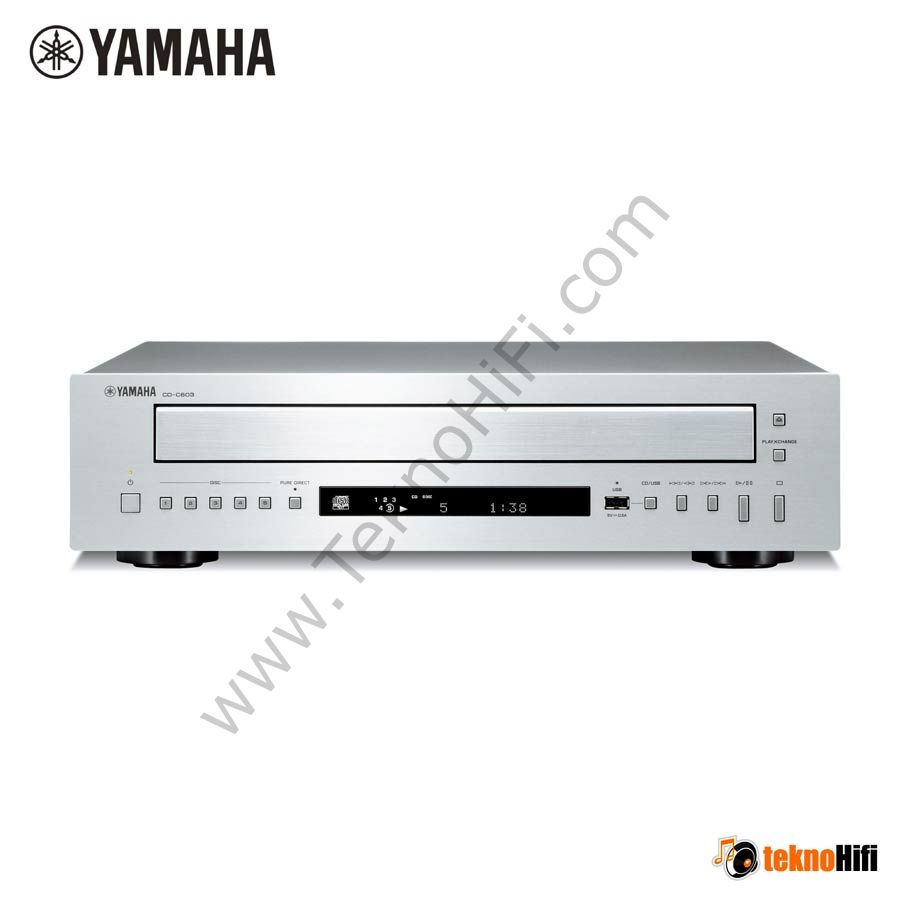 Yamaha CD-C603 5'li CD Çalar Gümüş