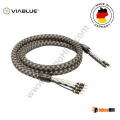 VIABLUE SC-6 Banana Bi-Wire Gümüş Hoparlör Kablosu