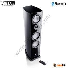 Canton SMART VENTO 9 S2 Bluetooth Aktif Kule Hoparlör 2 x 600W Black High Gloss