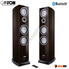 Canton SMART VENTO 9 S2 Bluetooth Aktif Kule Hoparlör 2 x 600W Walnut Dark High Gloss