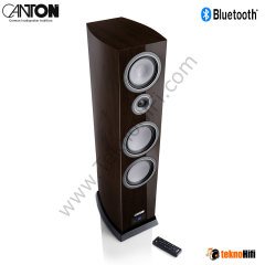 Canton SMART VENTO 9 S2 Bluetooth Aktif Kule Hoparlör 2 x 600W Walnut Dark High Gloss