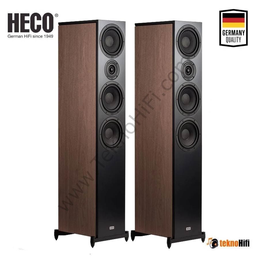 HECO Aurora XT 1000 Kule Hoparlör 'Black-Walnut'