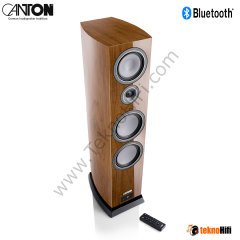 Canton SMART VENTO 9 S2 Bluetooth Aktif Kule Hoparlör 2 x 600W Walnut High Gloss