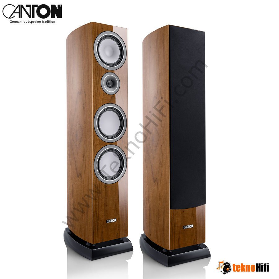 Canton VENTO 80 Kule Hoparlör Walnut High Gloss
