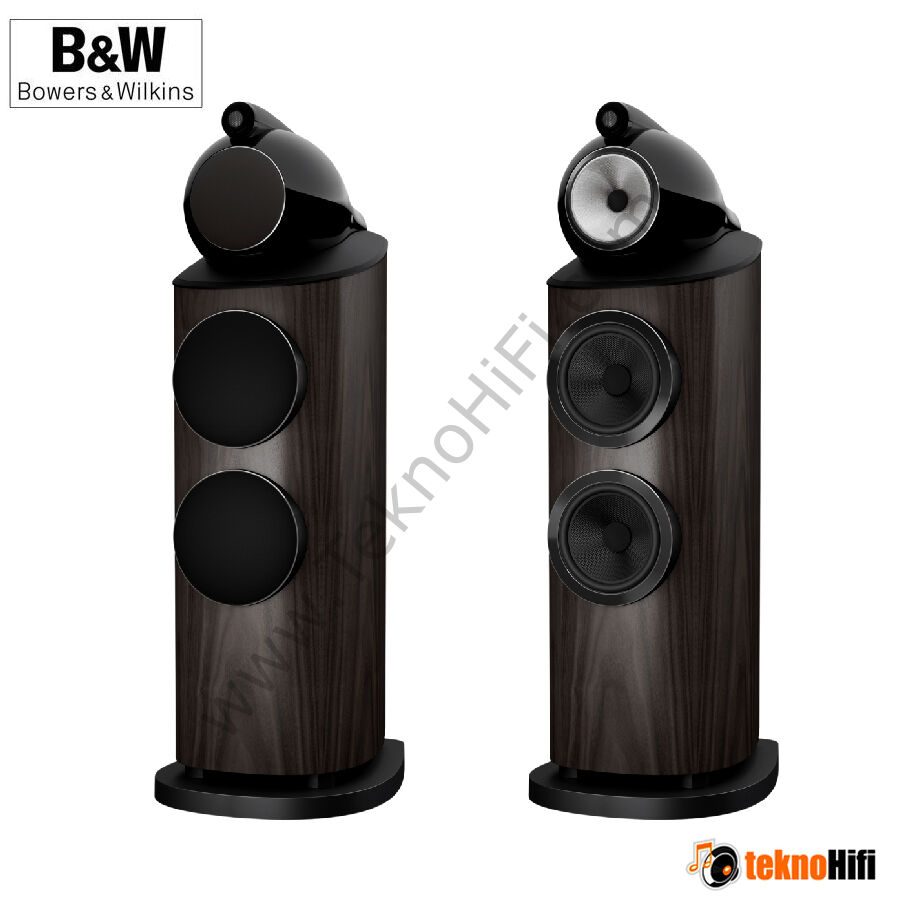 Bowers & Wilkins 802 D5 Kule Hoparlör 'Çift' Koyu Ceviz