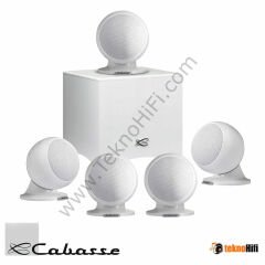 Cabasse ALCYONE 3 SYSTEM 5.1 Ev Sinema Hoparlör Sistemi Parlak Beyaz