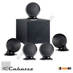 Cabasse ALCYONE 3 SYSTEM 5.1 Ev Sinema Hoparlör Sistemi Parlak Siyah