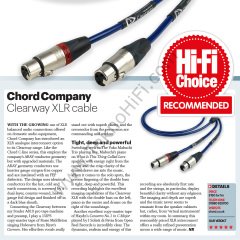Chord Clearway XLR Kablo '2,5 Metre'