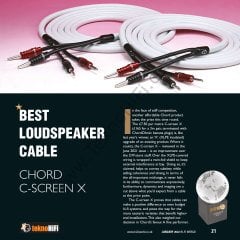 Chord C-screenX Hoparlör kablosu '3 Metre'