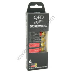 QED QE-1890 Screwlog Vidalı Duo Spade (2 kırmızı + 2 siyah)