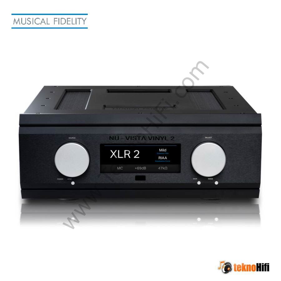 Musical Fidelity Nu-Vista Vinyl 2 Pikap Pre-Amplifikatör Siyah