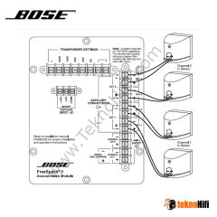 Bose FreeSpace 3 Yüzey Bas Hoparlörü 'Beyaz'