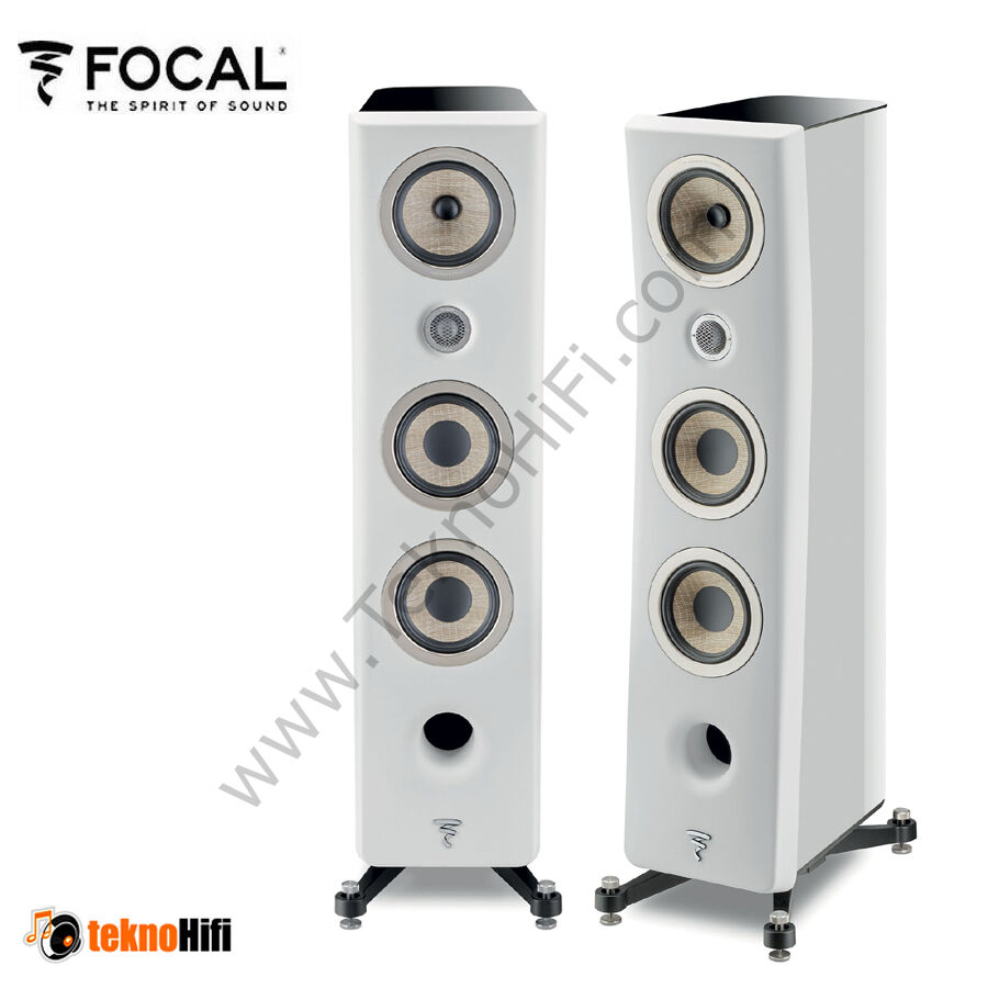 Focal Kanta No2 Kule Hoparlör 'Çift' Parlak Beyaz- Mat Beyaz