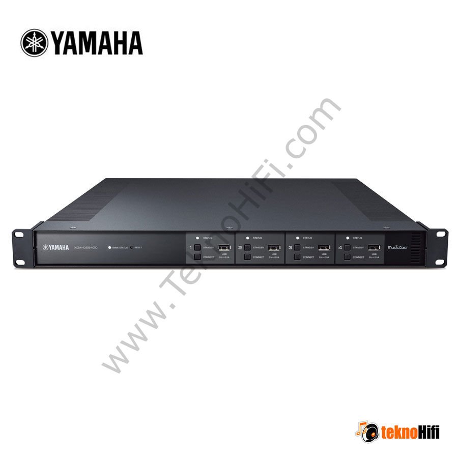 Yamaha XDA-QS5400RK MusicCast Çoklu Oda Amplifikatörü (4 Alan, 8 Kanal)