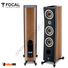 Focal Kanta No2 Kule Hoparlör 'Çift' Parlak Ceviz- Mat Siyah