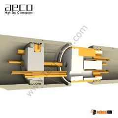 AECO AMI-1060G Gold XLR Konnektör ' 1 Çift'