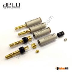 AECO ABP 1111G Gold Banana Plug ' 4 adet'