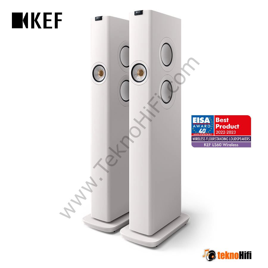 KEF LS60 Wireless Aktif Hoparlör Beyaz