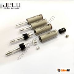 AECO ABP 1111S Silver Banana Plug '4 Adet'